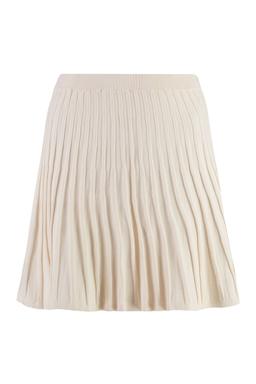 Yves Salomon Knitted Mini Skirt