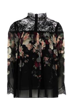 Zimmermann Printed Crepe Hypnotic Blouse
