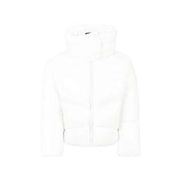 Save the Duck White Down Jacket For Girl With Logo