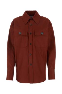 Saint Laurent Tiziano Red Cotton Shirt