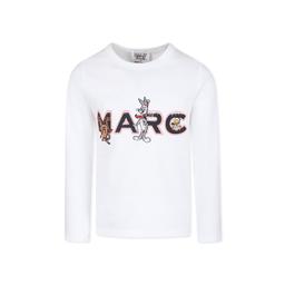 Marc Jacobs White T-shirt For Girl With Looney Tunes Printed