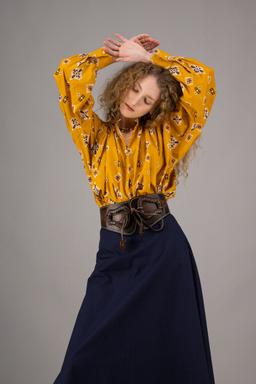 Amotea Charline Blue Cotton