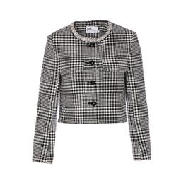 self-portrait Houndtooth Crystal Jacket