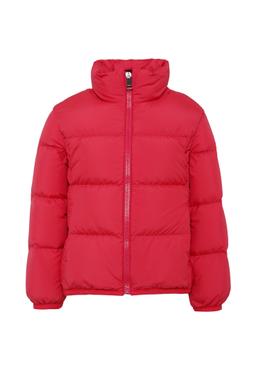Moncler Pink Cermasa Down Jacket For Girl With Logo