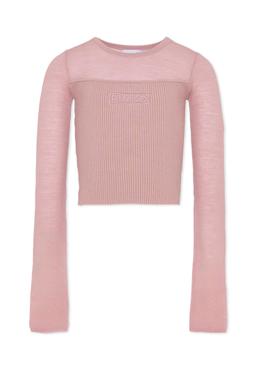 Pinko Pink Top For Girl With Logo
