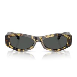 Versace Eyewear Versace 0ve4487u Signature 777/87 Havana Giallo Marrone Sunglasses