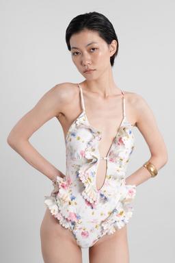 Zimmermann Beachwear In White Polyamide