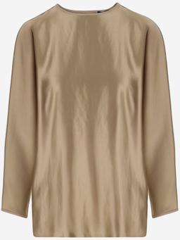 Giorgio Armani Blouse In Gold Silk