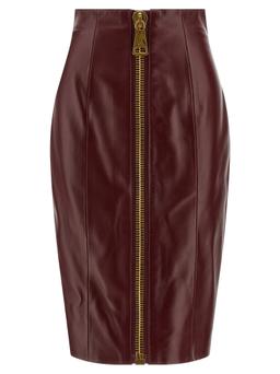 Balmain Front Zip Skirt