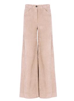 D. Exterior Corduroy Palazzo Pants