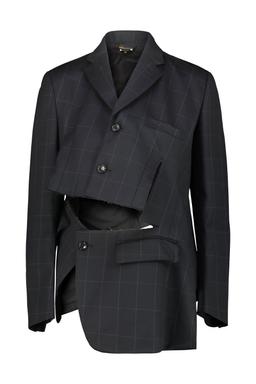 Comme Des Garçons Deconstructed Wool Jacket