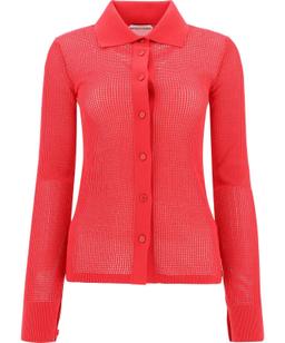 Bottega Veneta Mesh Buttoned Cardigan