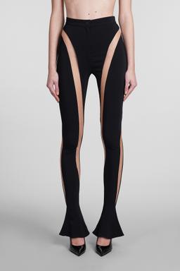 Mugler Mesh Insert Leggings