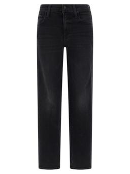 Mother the Mid Rise Rambler Zip Flood Jeans