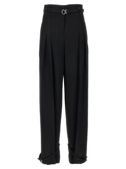 Jil Sander Black Viscose Blend Trousers