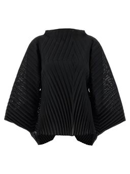 Issey Miyake wave Pleats Blouse
