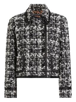 Dolce & Gabbana Wool Blend Tweed Jacket