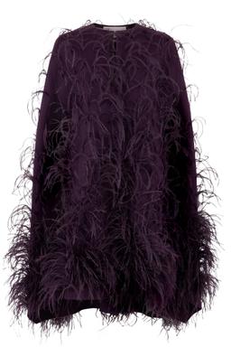 Valentino Garavani Elegant Purple Cape