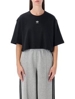 Adidas Originals Black Essentials Cropped T-shirt