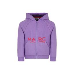 Marc Jacobs Purple Sweatshirt For Girl With Logo