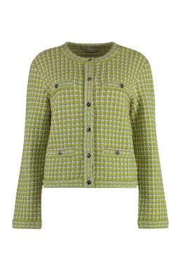 Tory Burch Kendra Jacquard Knit Cardigan