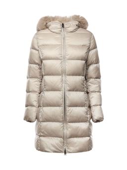 Colmar Long Down Jacket With Faux Fur