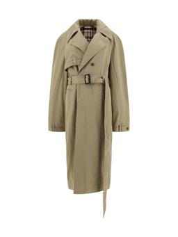 Balenciaga Deconstructed Gabardine Trench Coat