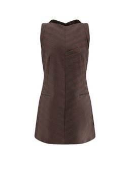 MM6 Maison Margiela Wool Blend Short Dress