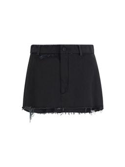 Balenciaga Fringed Miniskirt