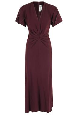 Victoria Beckham V-neck Bella Midi Dress
