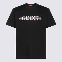 Gucci Black Cotton T-shirt