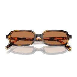 Miu Miu 0mu 11zs Vau2z1 Havana Miele Sunglasses