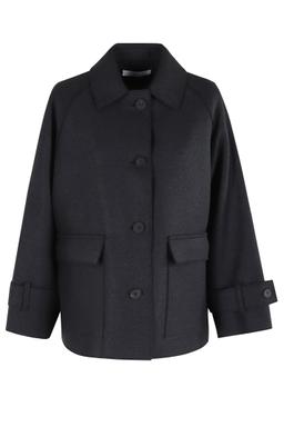 Harris Wharf London Raglan Jacket With Quuilted Lining