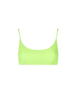 MC2 Saint Barth Woman Fluo Yellow Bralette Swimsuit