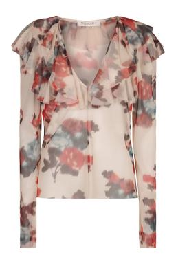 Philosophy di Lorenzo Serafini Printed Frill Blouse