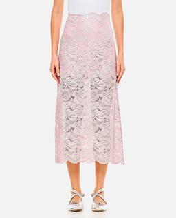 Paco Rabanne Raw Cut Lace Skirt