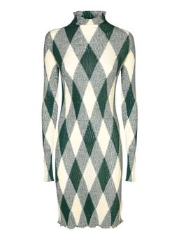 Burberry Argyle Motif Dress