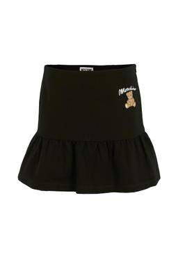 Moschino Black Skirt For Girl With Teddy Bear