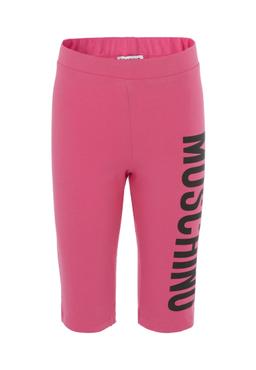 Moschino Fuchsia Shorts For Girl With Logo