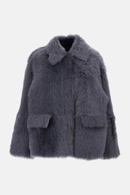 Desa 1972 Reversible Shearling Boxy Jacket