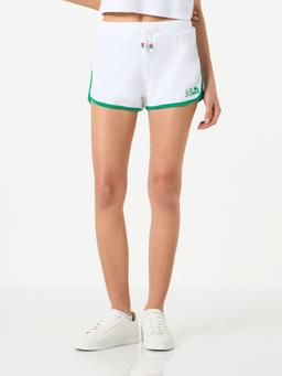 MC2 Saint Barth Terry Cotton Short Pants With Piping