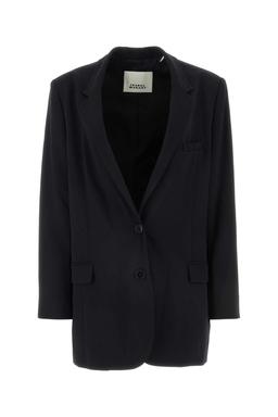 Isabel Marant Black Stretch Polyester Blend Oceany Blazer