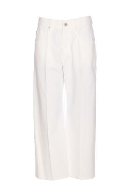 Brunello Cucinelli Contemporary Square Denim Pants With Jewel