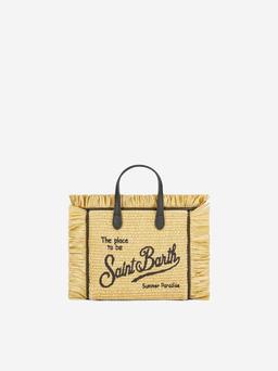 MC2 Saint Barth Mini Vanity Straw Bag With Embroidery