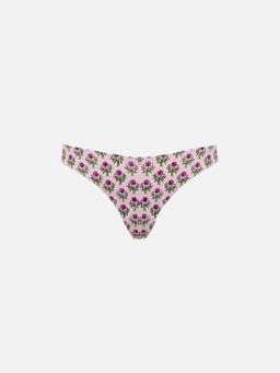MC2 Saint Barth Woman Pink Flower Classic Swim Briefs Lido