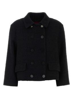 Gucci Black Boucle Blazer