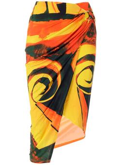 Louisa Ballou Midi Wrap Skirt
