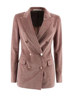 Tagliatore Double-breasted Corduroy Jacket.