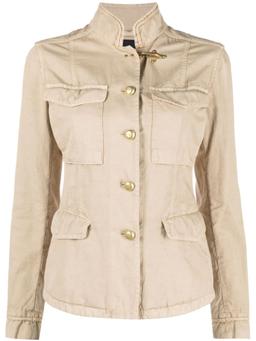 Fay Sahariana Canvas Military Jacket