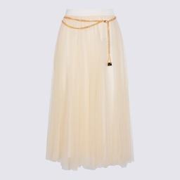 Elisabetta Franchi Cream Skirt